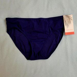 44. Christina navy blue bikini bottom.  Size 10. NWT